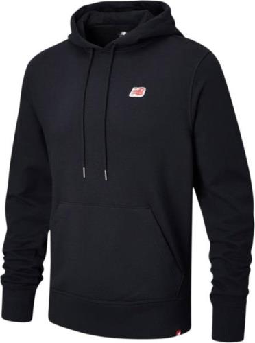 New Balance Small Pack Hoodie Mand Black Hoodies Str S - Bomuld hos Ma...