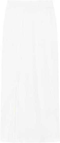 Grunt Musti Rib Skirt Str XL/16Y - White Nederdele hos Magasin