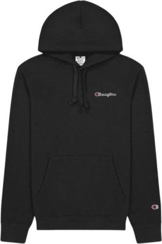 Champion Hooded Sweatshirt Mand Black Hoodies Str L - Bomuld hos Magas...