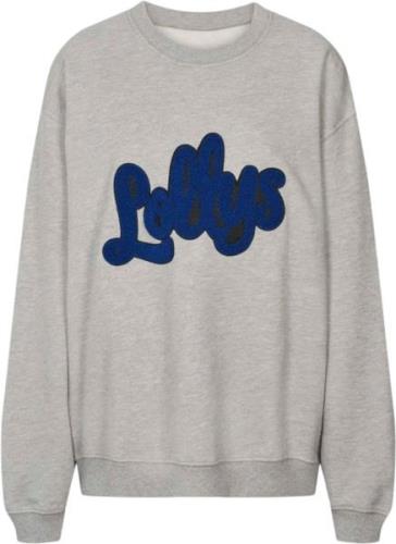 Lollys Laundry California Sweat Kvinde Grey Melange Sweatshirts Str L ...