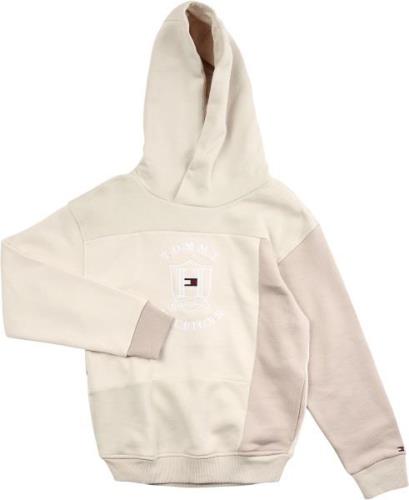 Tommy Hilfiger CUT Panel Icon Hoodie Str 8 år / 128 cm - Savannah Sand...