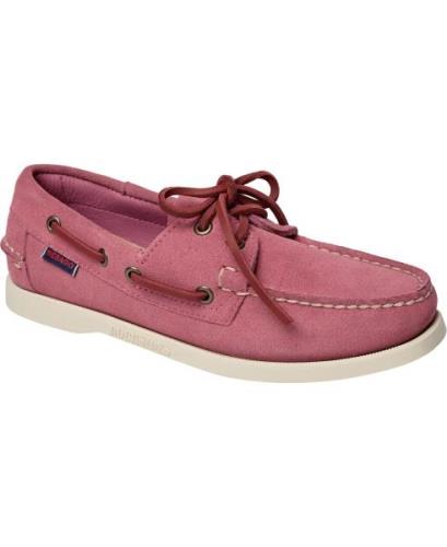 Sebago Portland Flesh Out W Kvinde A92-rose Cupcake Snøresko Str 38,5 ...