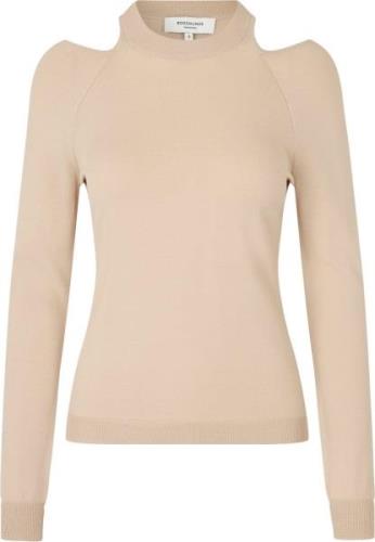 Rosemunde Viscose Pullover Kvinde Brun Rullekraver Str L - hos Magasin