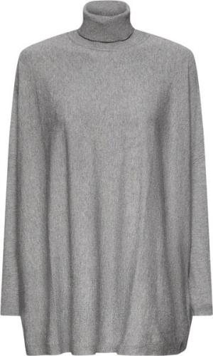 Esprit CVE Batwing sw Kvinde Medium Grey 5 Rullekraver Str L - hos Mag...