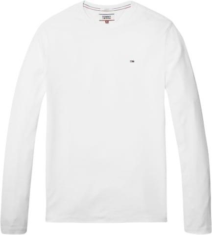 Tommy Hilfiger TJM Original RIB Longsleeve TEE Mand Hvid Langærmede T-...