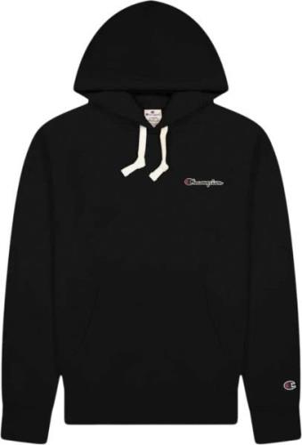 Champion Hooded Sweatshirt Hættetrøje Mand Black Beauty Hoodies Str L ...