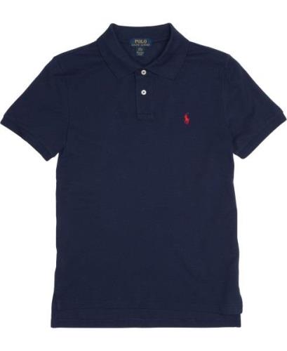 Polo Ralph Lauren Custom Fit Cotton Mesh Polo Str L Drenge - Blå Poloe...