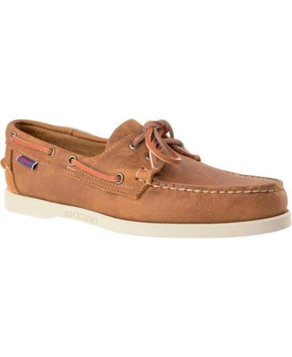 Sebago Docksides Crazy H Mand 912 - Brown Tan Sejlersko Str 40 - Læder...