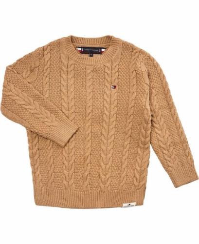 Tommy Hilfiger Essential Cable Sweater Str 5 år / 110 cm - Rbl Strik h...