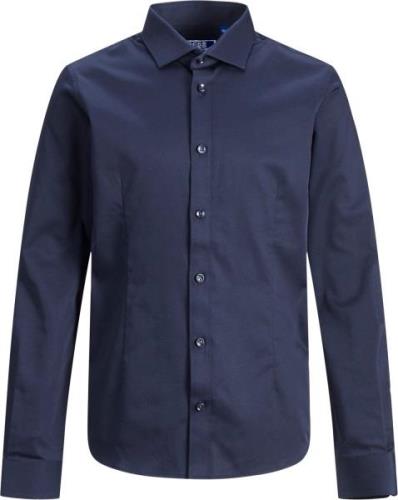 Jack & Jones Jprparma Shirt L/S Noos JNR Str 128 - Blå Skjorter hos Ma...