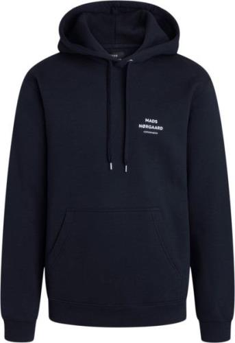 Mads Nørgaard - Copenhagen Standard Hoodie Logo Sweat Mand Navy Hoodie...