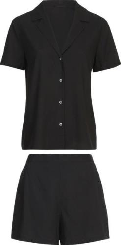 Calvin Klein Short Sleeve Pyjama set Pyjamassæt Str L - Viskose hos Ma...