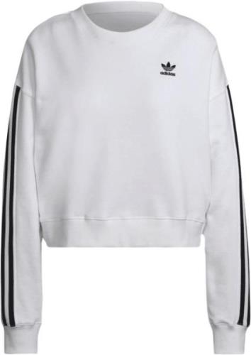 adidas Sweatshirt Kvinde Hvid Sweatshirts Str 40 - Bomuld hos Magasin