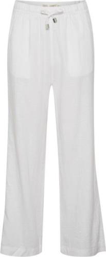 InWear Amosiw Pants Kvinde Pure White Hørbukser Relaxed Fit Str 40 - h...