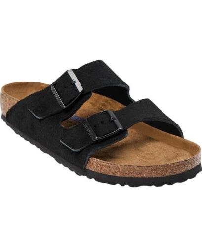 Birkenstock Arizona SFB Suede Black Mand Black Sandaler Str 41 - hos M...