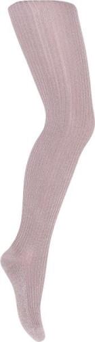 mpKids Celosia Glitter Tights Str 10 år / 140 cm - Mauve Shadows Strøm...