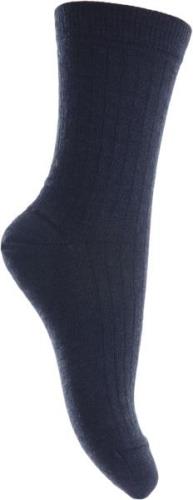 mpWoman Ankle Wool RIB Ankelstrømper Str 37/39 - Uld hos Magasin