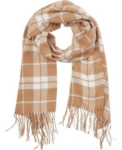 Magasin Nepoleon Scarf Camel Check 190x35cm Halstørklæder