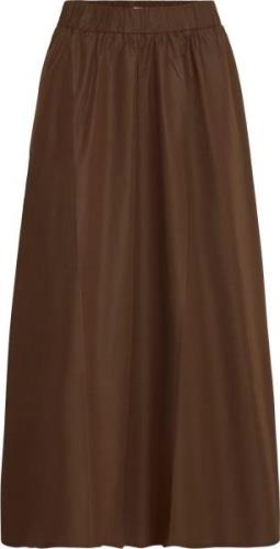 ICHI Ixtau Maxi SK Kvinde Chestnut Maxi Nederdele Str 38 - hos Magasin