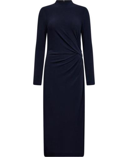 InWear Solanaiw LS Dress Kvinde Stormy Navy Midi Kjoler Str L - hos Ma...