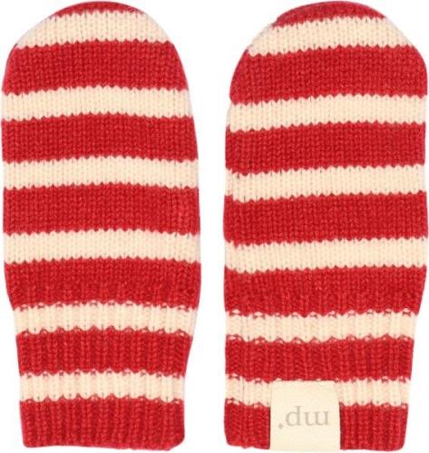 mpKids Bergen Striped Mittens 3-4Y - Vanter & Luffer Uld hos Magasin