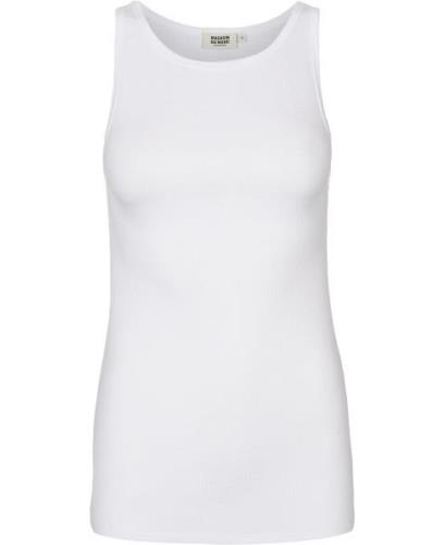 Magasin Gith 1S Kvinde Bright White Tanktoppe Str L