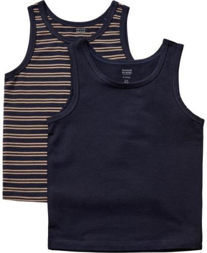 Magasin Boys Tanktops 2pack Str 4 Navy Blazer / Cartouche Stripe Under...