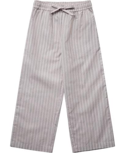 Magasin Noor Kids Pants Organic Gots Str 4 Beige Stripe Nattøj Bomuld