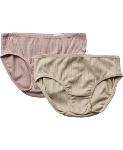 Magasin Ava Briefs 2pack Organic Gots Str 2 Adobe Rose Underbukser Bom...