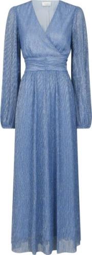 Neo Noir Nomo Glitz Dress Kvinde Light Blue Maxi Kjoler Str 40 - hos M...