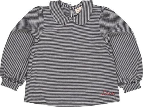 Copenhagen Colors Striped Blouse W. Collar LS Str 128 - Navy/cream Top...