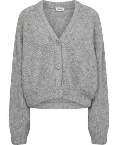 American Vintage Zol19ae24 Kvinde Grey Cardigans Str L - Uld hos Magas...