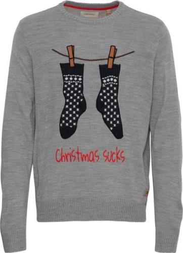 Blend Christmas Pullover Mand Stone Mix Sweatshirts Str L - hos Magasi...