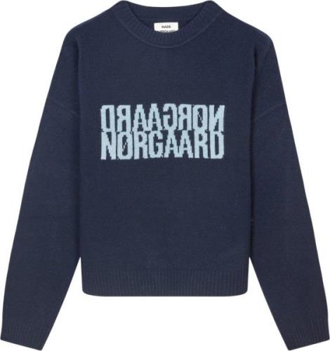 Mads Nørgaard - Copenhagen Recy Soft Knit Tilona Sweater Kvinde Blå Sw...