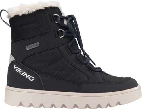 Viking Fleek Warm GTX Zip Black Støvler Str 40 - Gummi hos Magasin