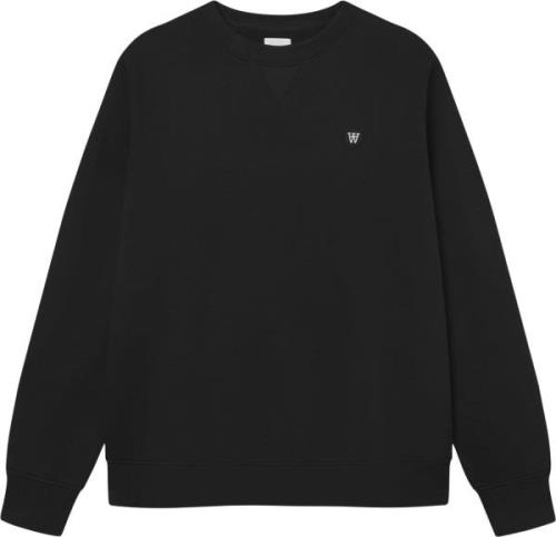 Wood Wood Wwtye Mand Black Sweatshirts Str L - hos Magasin