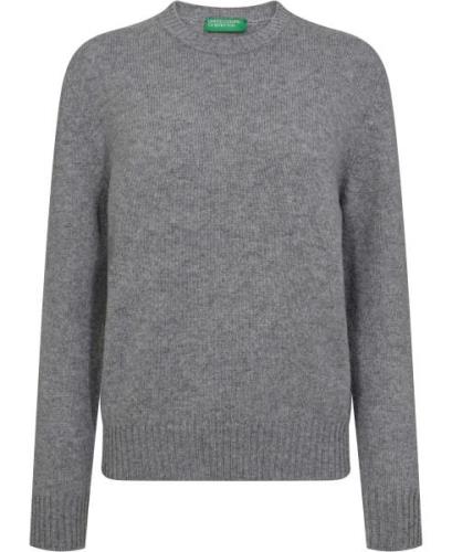 United Colors of Benetton Sweater L/S Kvinde Grå Sweaters Str L - hos ...