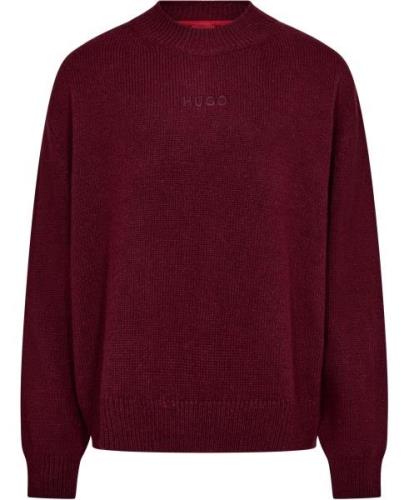 HUGO Seese Mand Dark Pink Sweaters Str L - hos Magasin