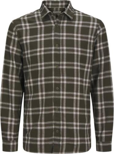 JJ-REBEL Jrebchase Check Shirt LS Mand Grøn Langærmede Skjorter Str L ...