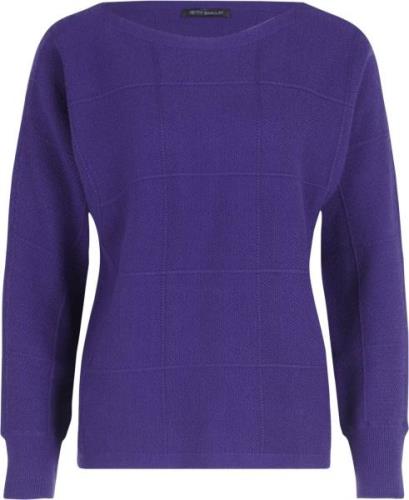 Betty Barclay Strickpullover Ku Kvinde Blue Violet Sweaters Str 40 - h...