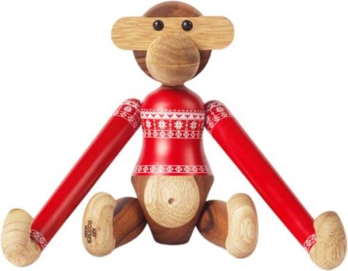 Kay Bojesen Abe Julesweater 2024 Lille Teak/limba Brun Str D:6,5 B:19,...