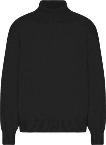 Colorful Standard Merino Wool Turtleneck Mand Deep Black Sweatshirts S...