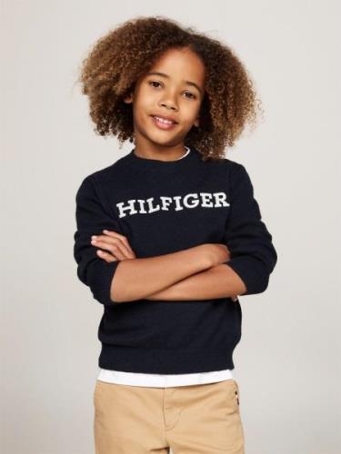 Tommy Hilfiger Monotype Regular Sweater Str 8 - Desert Sky Sweatshirts...