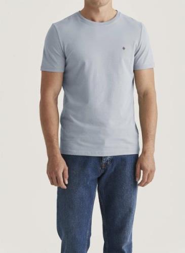 Morris Stockholm James Tee Mand Light Blue Kortærmede T-shirts Str L -...