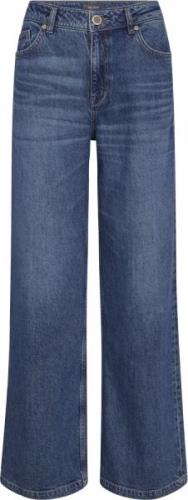 Mos Mosh Mmdara Hera Jeans Kvinde Blue Wide Jeans Str 30/Long - hos Ma...