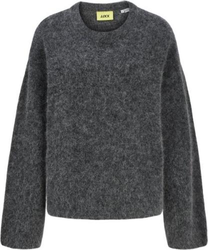 JJXX Jxmarsha Crew Neck Knit Kvinde Dark Grey Melange Toppe Str L - ho...