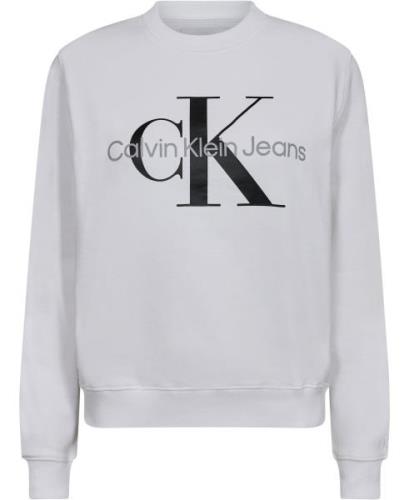 Calvin Klein Sweatshirt With Monologo Mand Yaf Sweatshirts Str L - Bom...