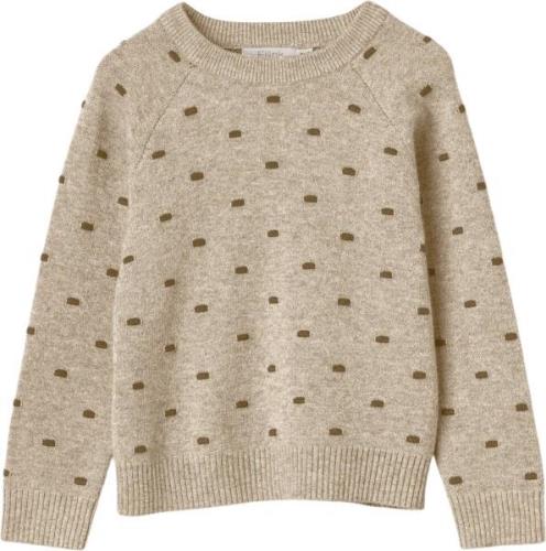 Fliink Benna DOT Pullover Str 18M/86 Unisex - Humus/carafe Bluser Poly...