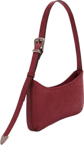 MANGO Textured Shoulder bag U - Skuldertasker hos Magasin