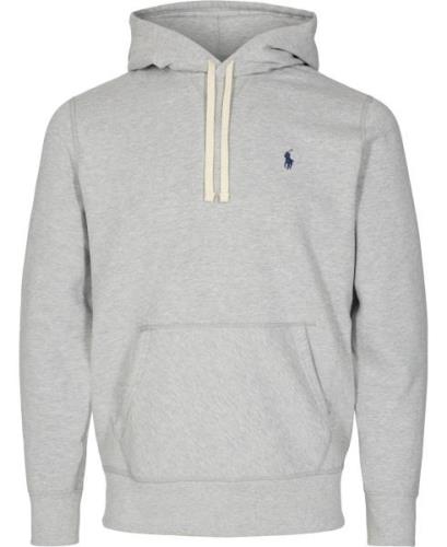 Polo Ralph Lauren Cottonblend-fleece Hoodie Mand Grå Hoodies Str L - h...